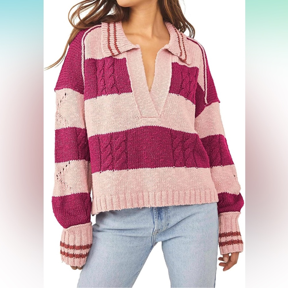 Pink Lightweight Sweater